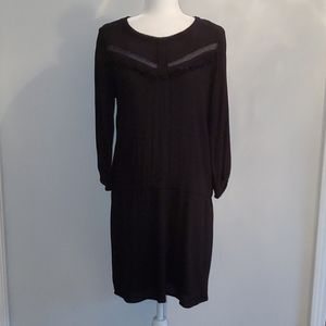H&M Long Sleeve Black Dress